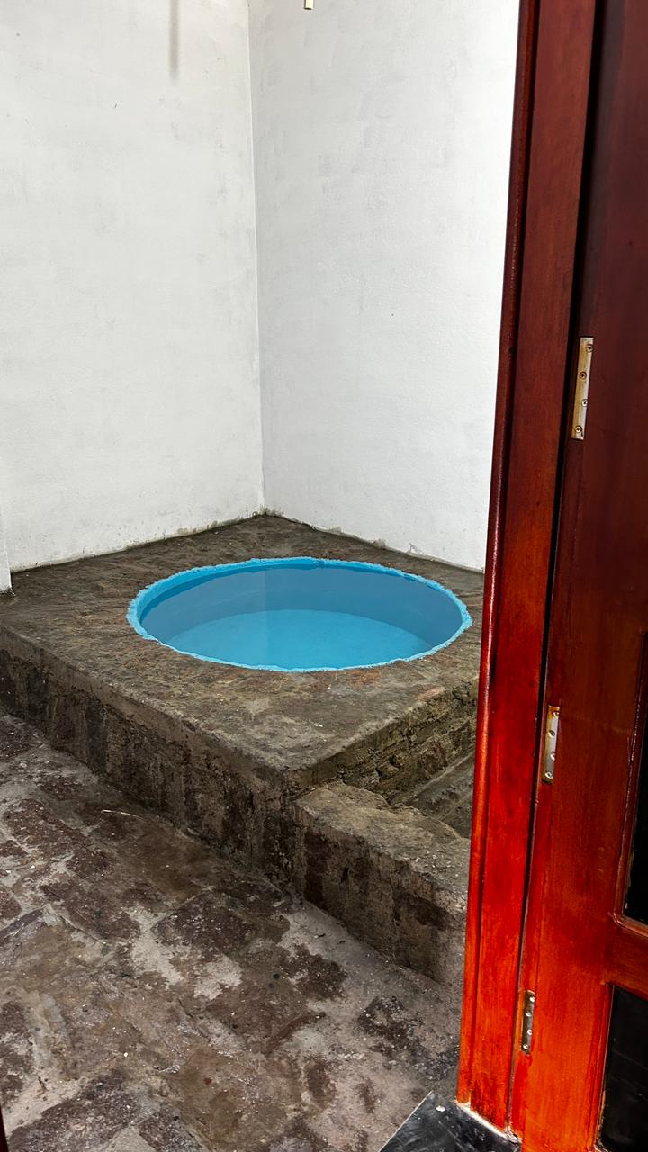 Private plunge pool close-up